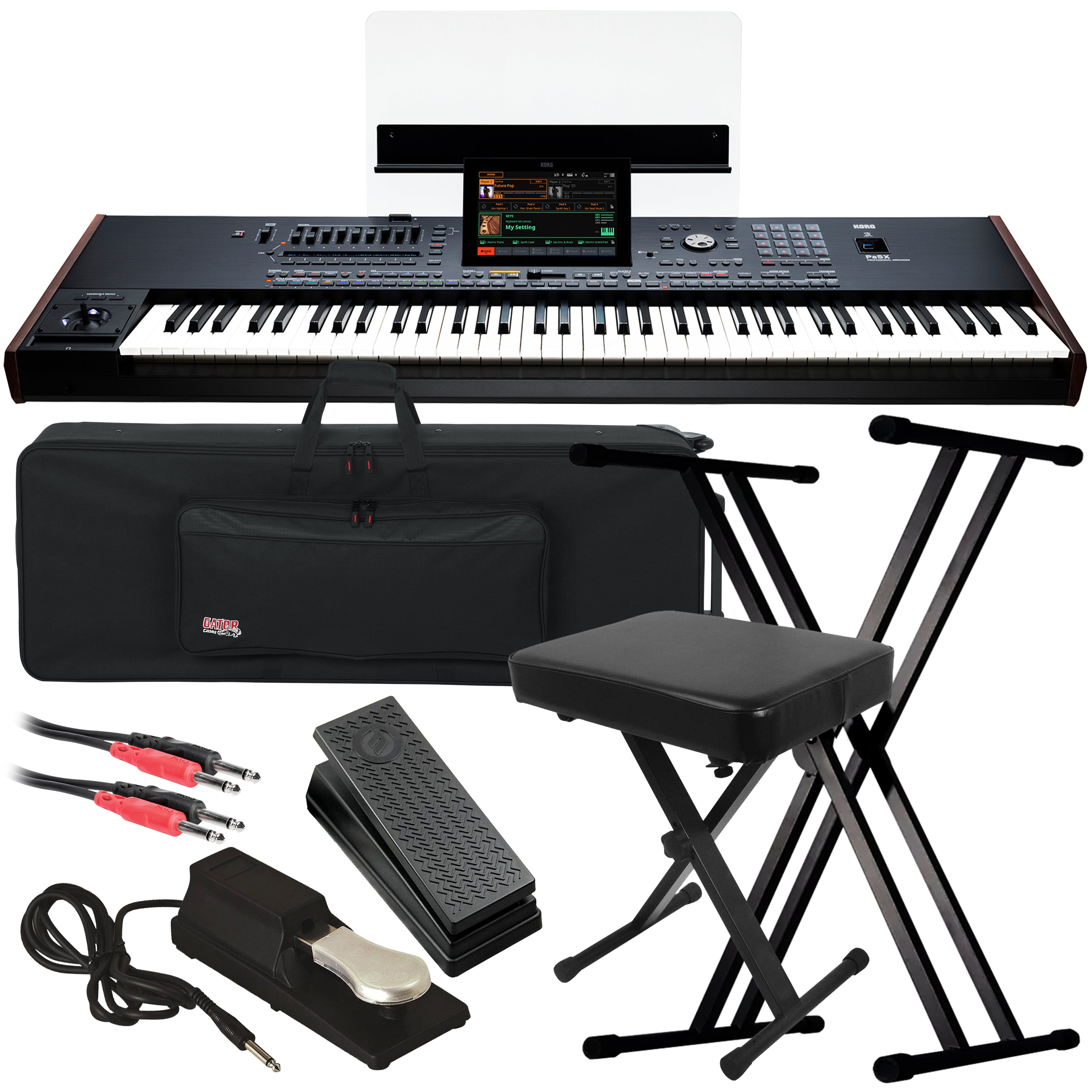 Korg PA5X 76-key Professional Arranger Workstation Keyboard STAGE