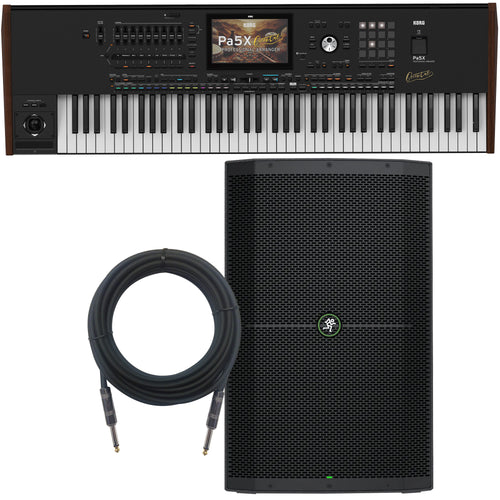 Korg PA5X Oriental 76-key Arranger Workstation Keyboard MONITOR KIT