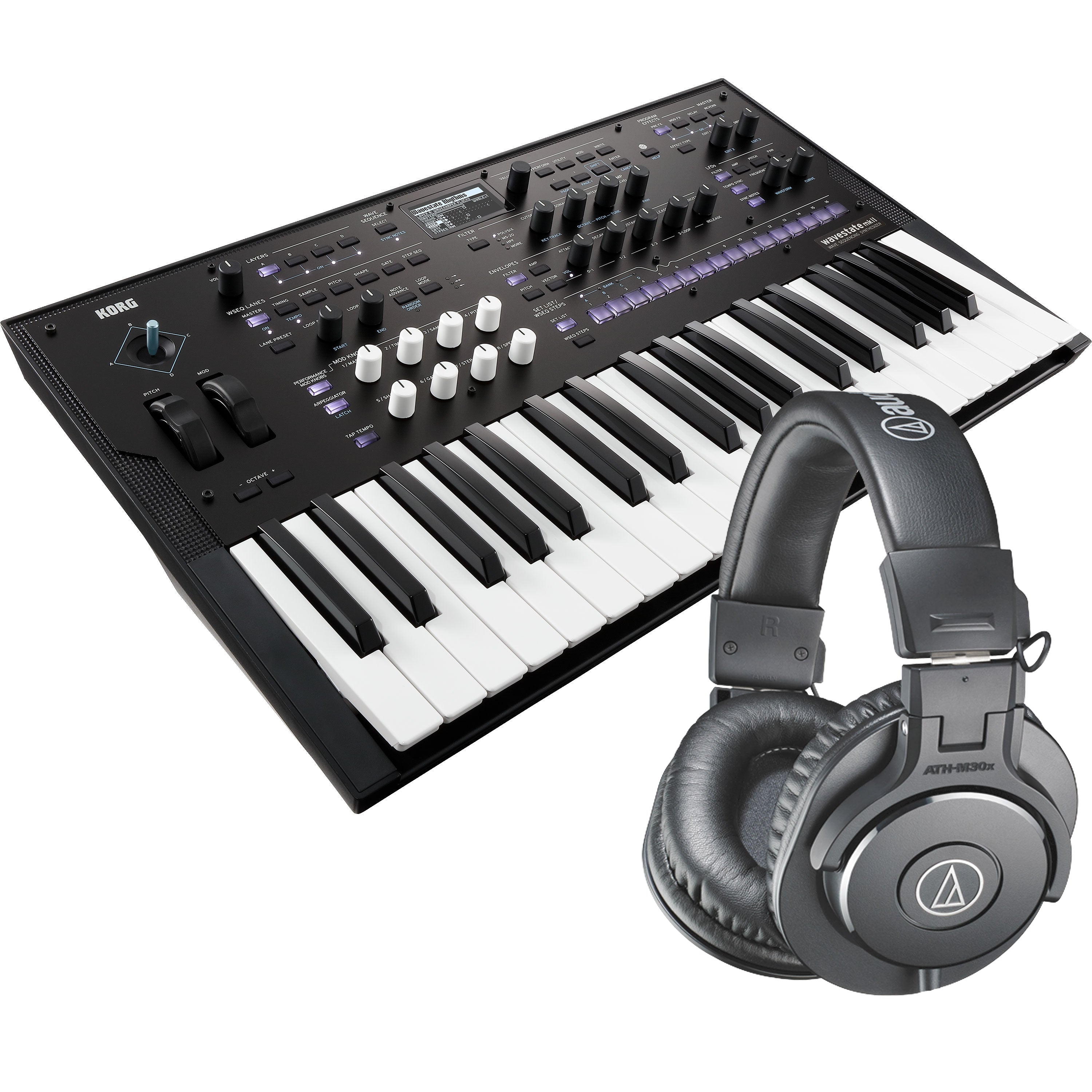 KORG wavestate mkII 37鍵シンセサイザー Korg Wavestate Mk II 37-Key Wave Sequencing Synthesizer