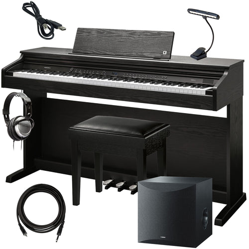 Kurzweil CUP E1 Digital Piano - Rosewood COMPLETE HOME BUNDLE PLUS