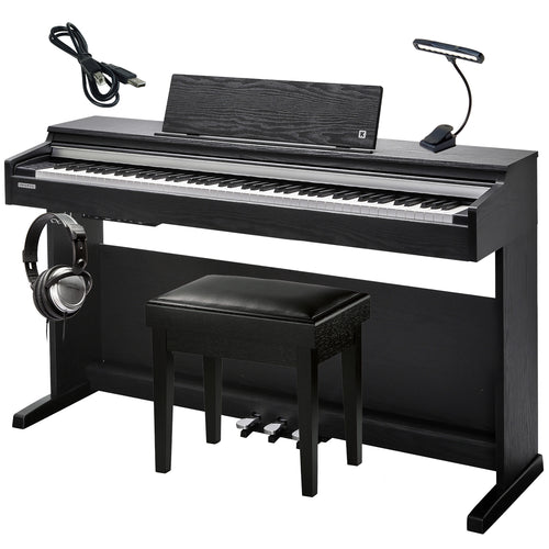Kurzweil CUP M1 Digital Piano - Dark Rosewood COMPLETE HOME BUNDLE