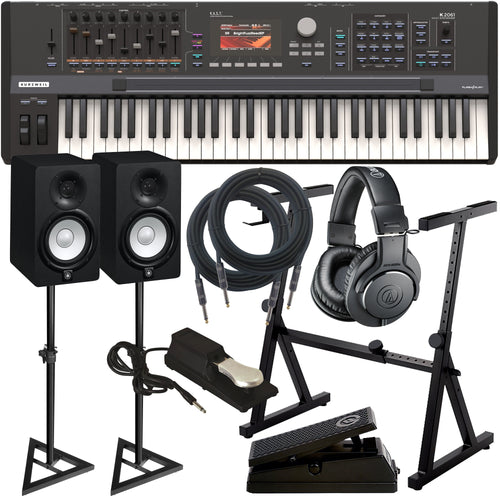 Kurzweil K2061 Synthesizer Workstation STUDIO ESSENTIALS BUNDLE