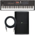Collage of items included in the Kurzweil K2088 Synthesizer Workstation MONITOR KIT