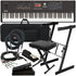 collage of items included in the Kurzweil K2088 Synthesizer Workstation STAGE ESSENTIALS BUNDLE