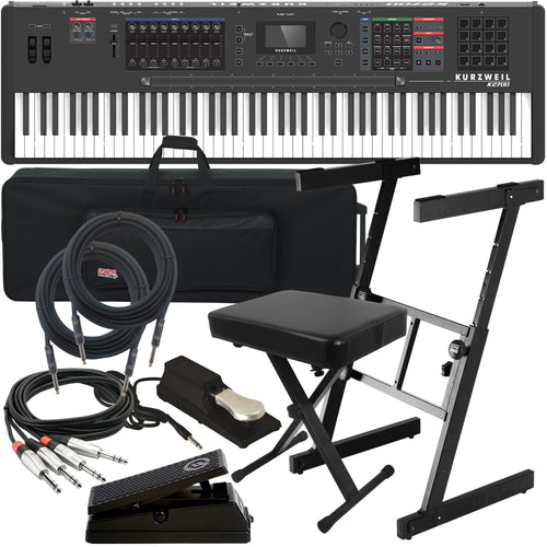 Kurzweil K2700 88-Key Music Workstation STAGE ESSENTIALS BUNDLE