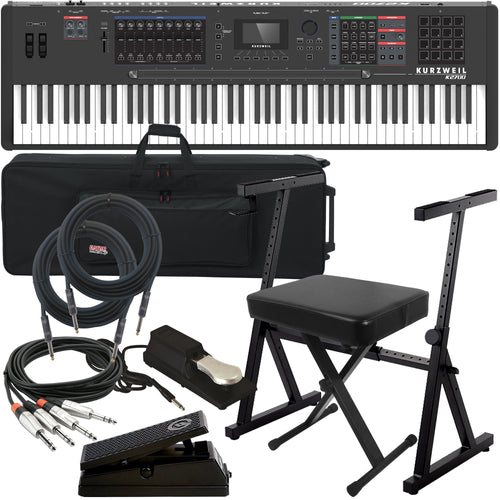 Kurzweil K2700 88-Key Music Workstation STAGE ESSENTIALS BUNDLE