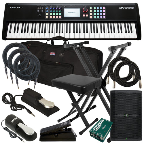 Kurzweil SP7 Grand 88-Key Stage Piano COMPLETE STAGE BUNDLE