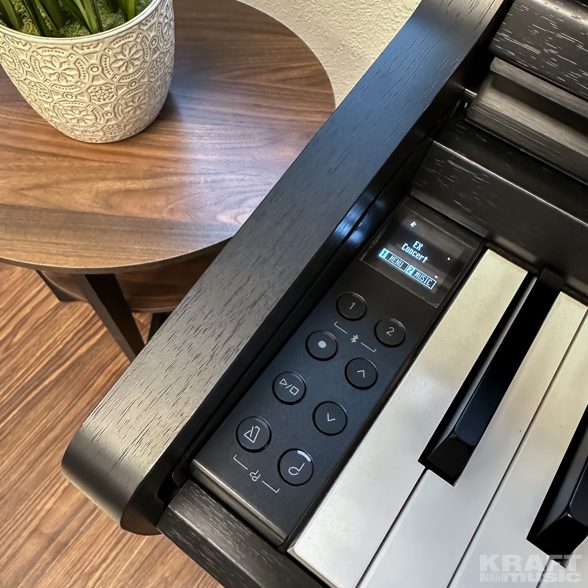Kawai CA401 Concert Artist Digital Piano - Satin Black - Control panel