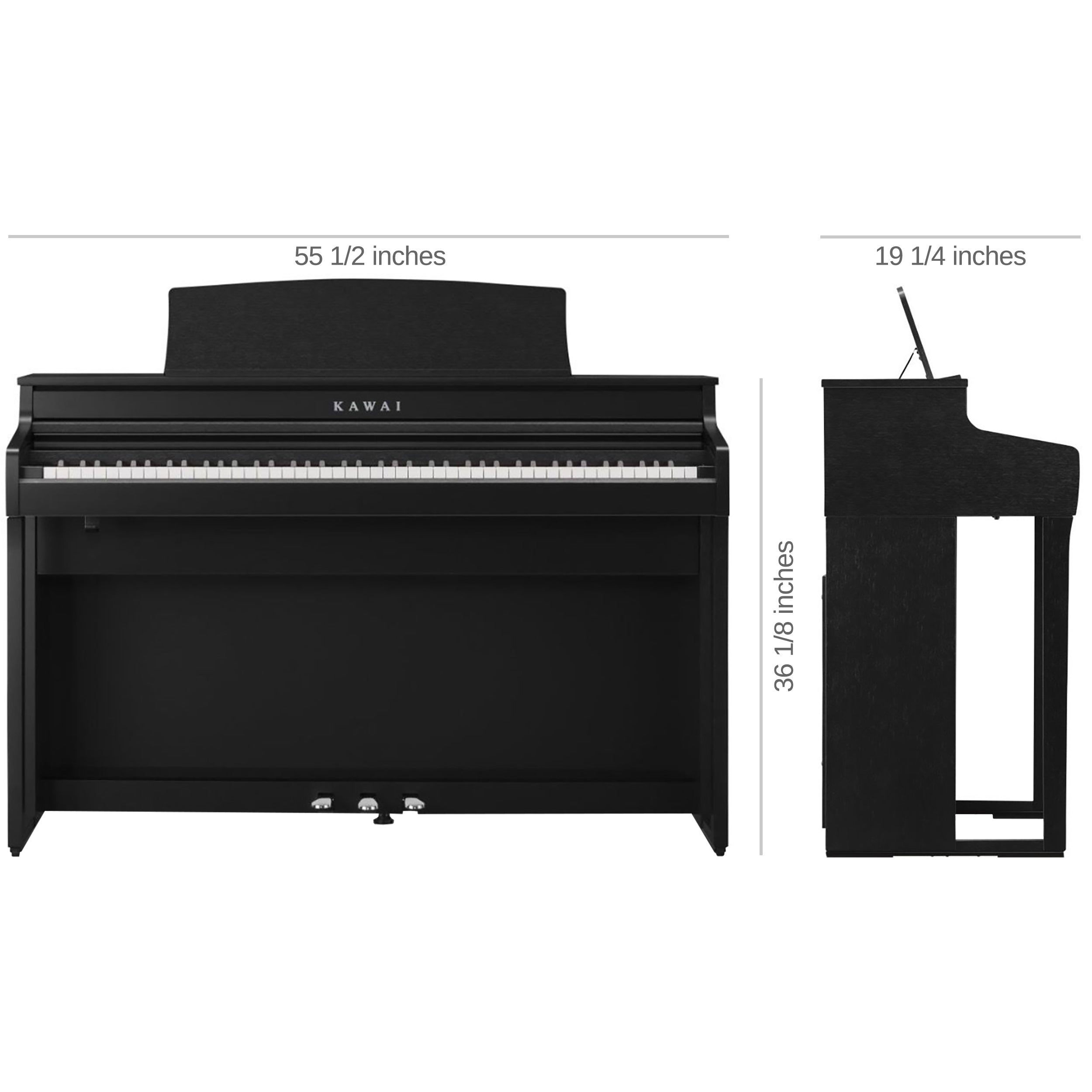 Kawai CA401 Concert Artist Digital Piano - Premium Rosewood