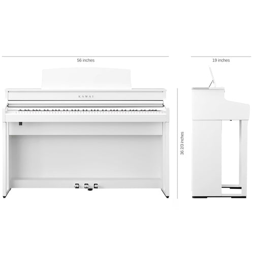 Kawai CA501 Concert Artist Digital Piano - Dimensions