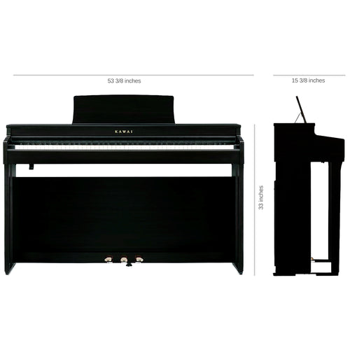 Kawai CN201 Digital Piano - Dimensions