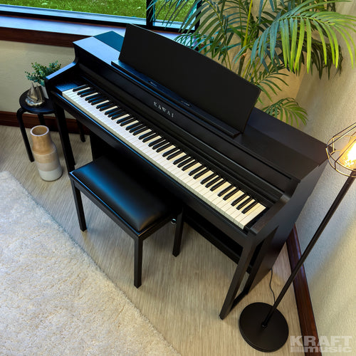 Kawai CA501 Concert Artist Digital Piano - Satin Black - top view