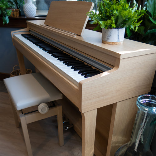 Kawai CN201 Digital Piano - Light Oak - View 1