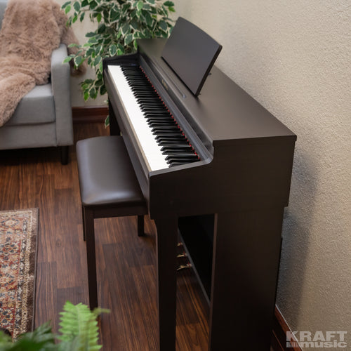 Kawai CN201 Digital Piano - Premium Rosewood - Side view