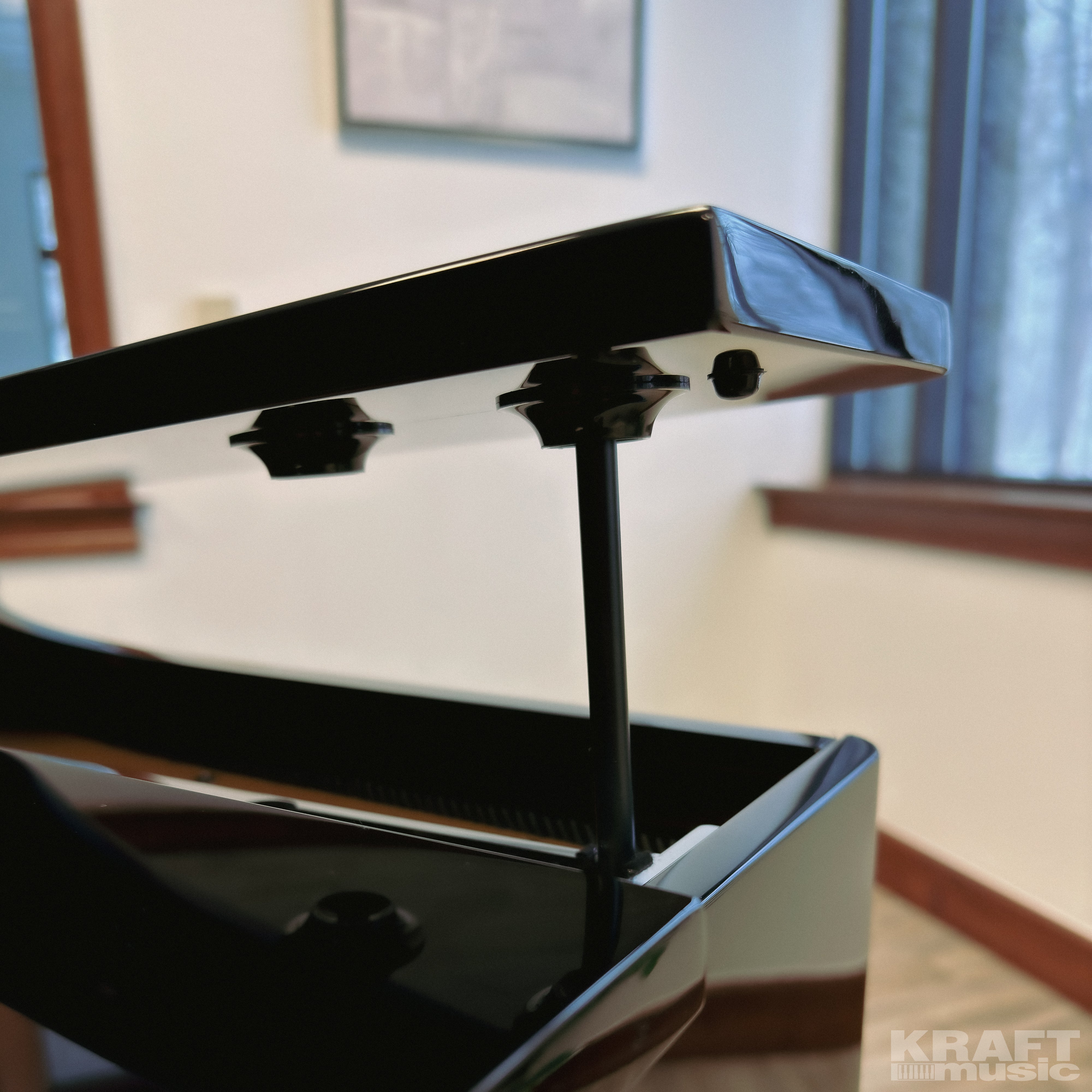 Kawai DG30 Digital Grand Piano - Ebony Polish - short lid brace