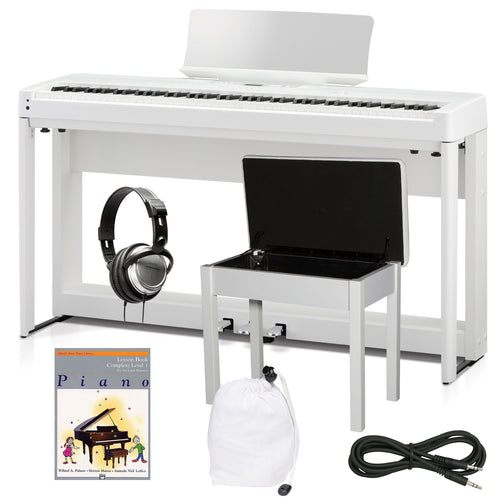 Kawai ES920 Portable Digital Piano - White COMPLETE HOME BUNDLE