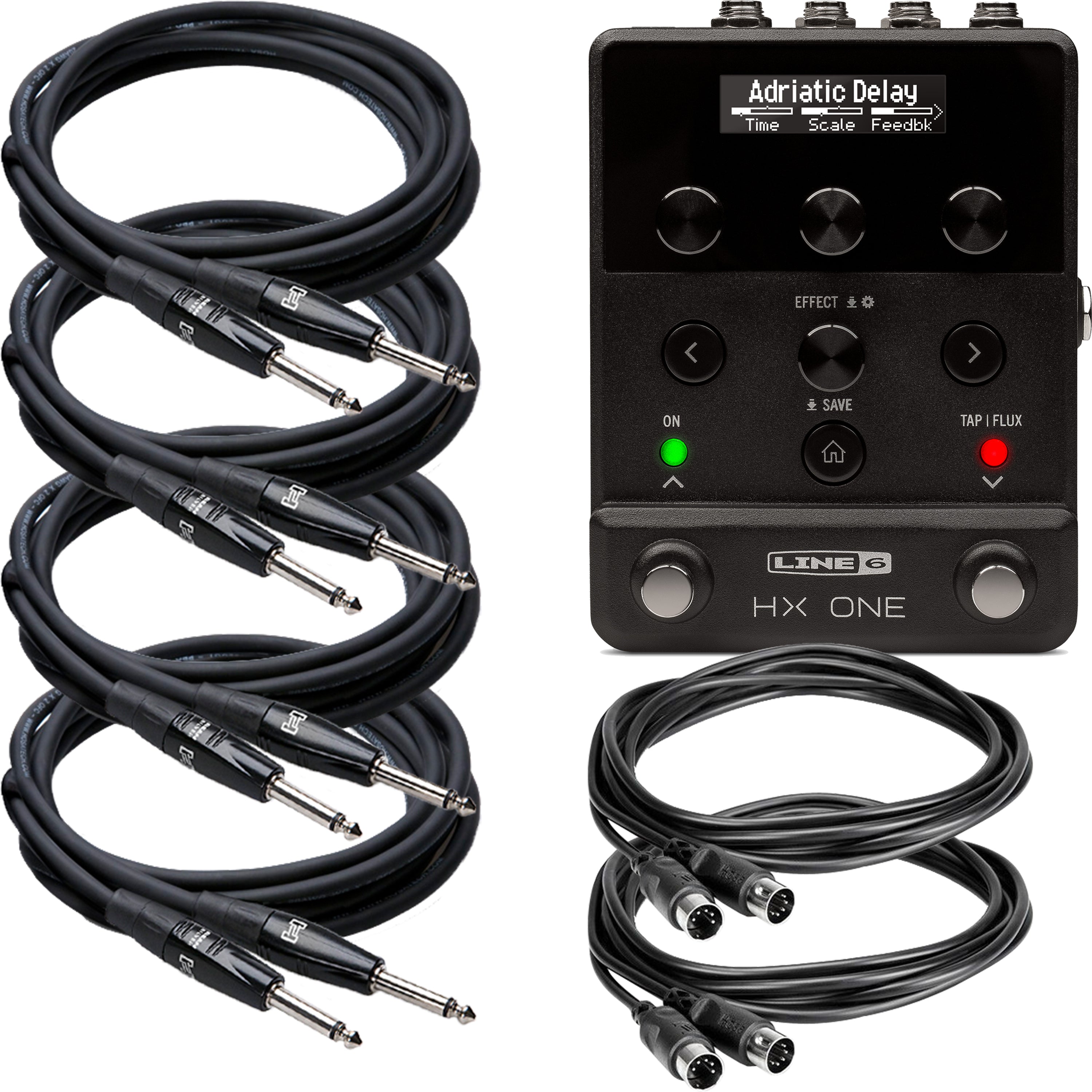 Line 6 HX One Multi Effects Pedal CABLE KIT – Kraft Music