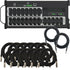 Collage of items included in the Mackie DL32SE 32-channel Digital Rack Mixer CABLE KIT