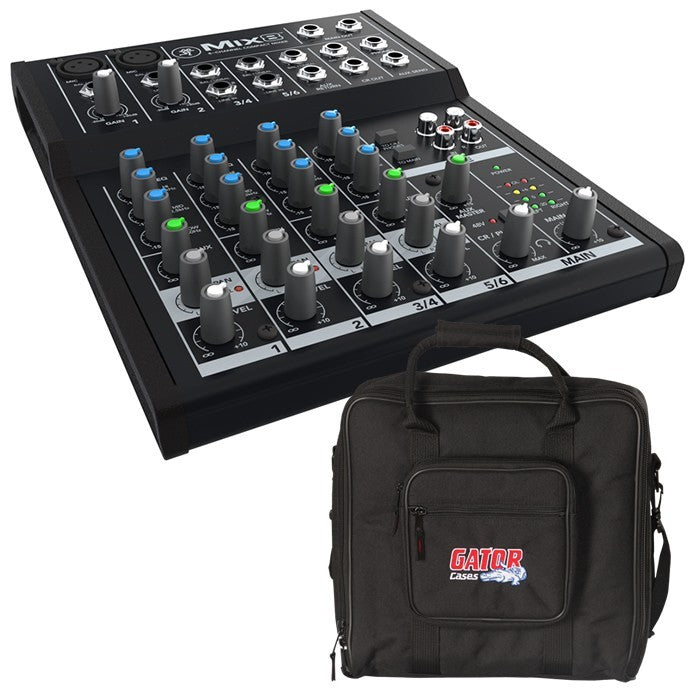 Mackie Mix8 Compact 8-channel Mixer PERFORMER PAK