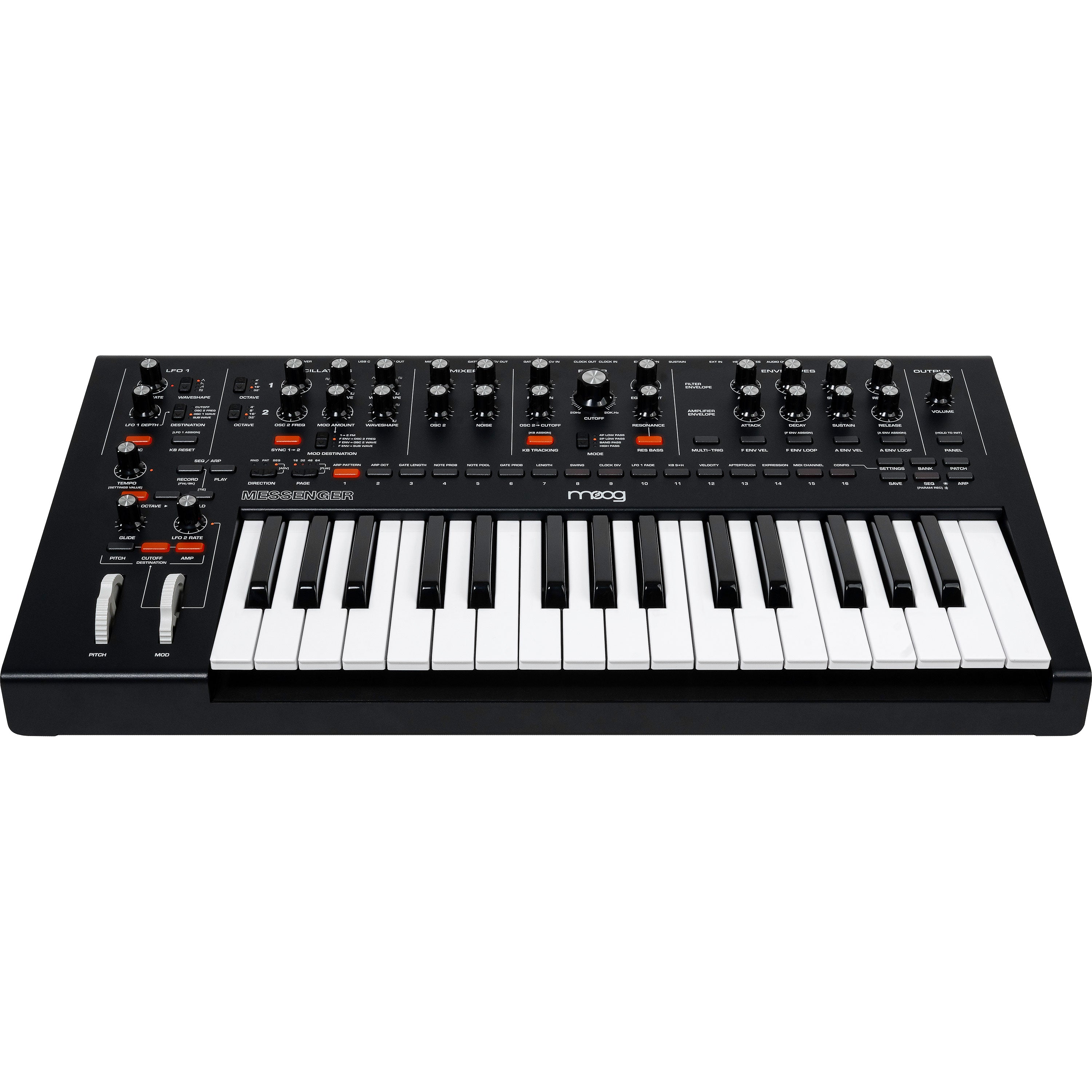 Moog Messenger Monophonic Analog Synthesizer View 3