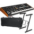 Collage showing components in Moog Muse 8-Voice Polyphonic Analog Synthesizer STAGE RIG