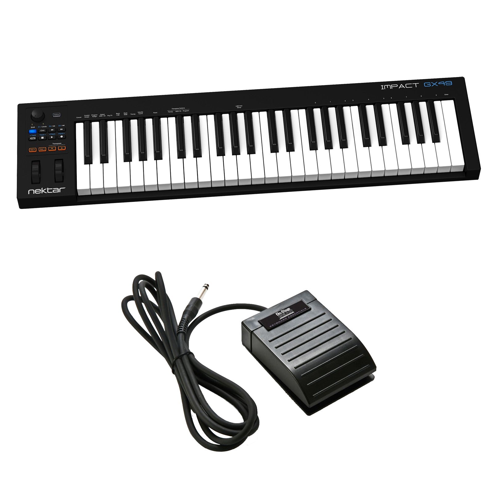 Nektar Impact GX49 USB Keyboard Controller BONUS PAK – Kraft Music