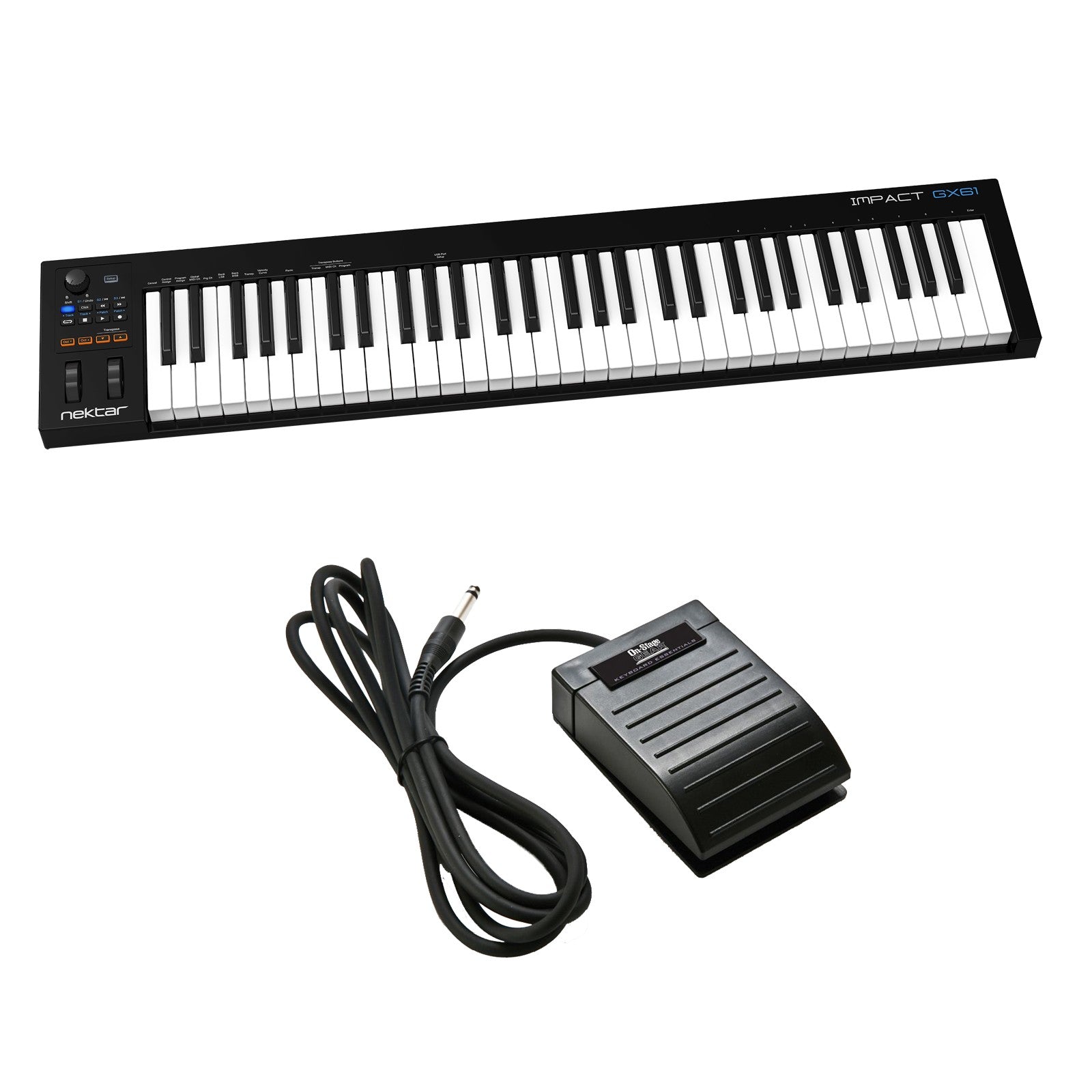 Nektar Impact GX61 USB Keyboard Controller BONUS PAK – Kraft Music