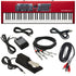 Collage of items included in the Nord Electro 6 HP 73 Stage Keyboard CABLE KIT