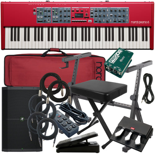 Nord Piano 6 73 Stage Piano COMPLETE STAGE BUNDLE
