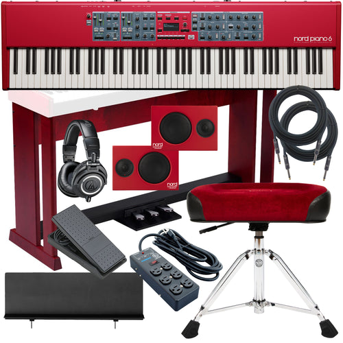 Nord Piano 6 88 Stage Piano COMPLETE HOME BUNDLE