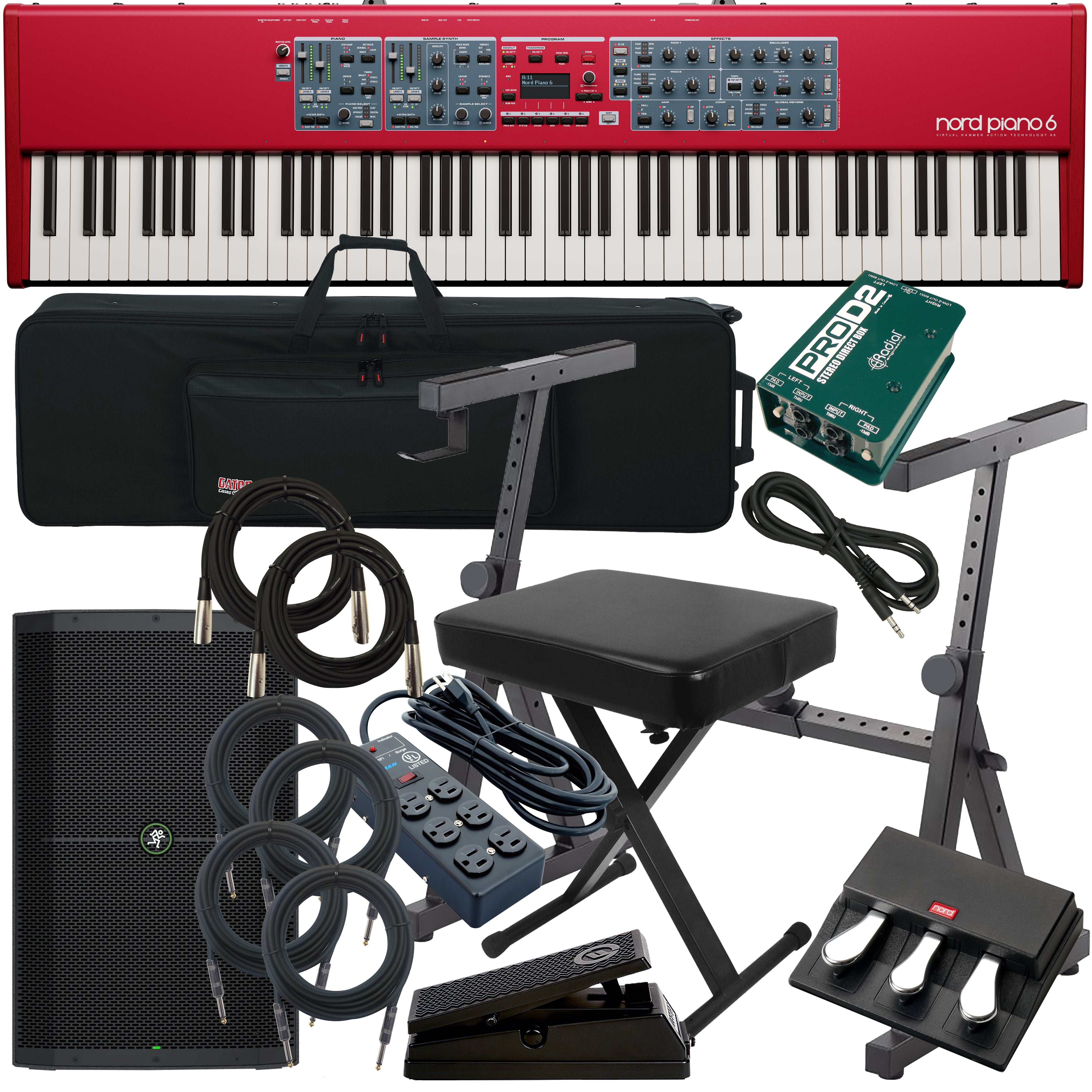 Nord Piano 6 88 Stage Piano COMPLETE STAGE BUNDLE – Kraft Music