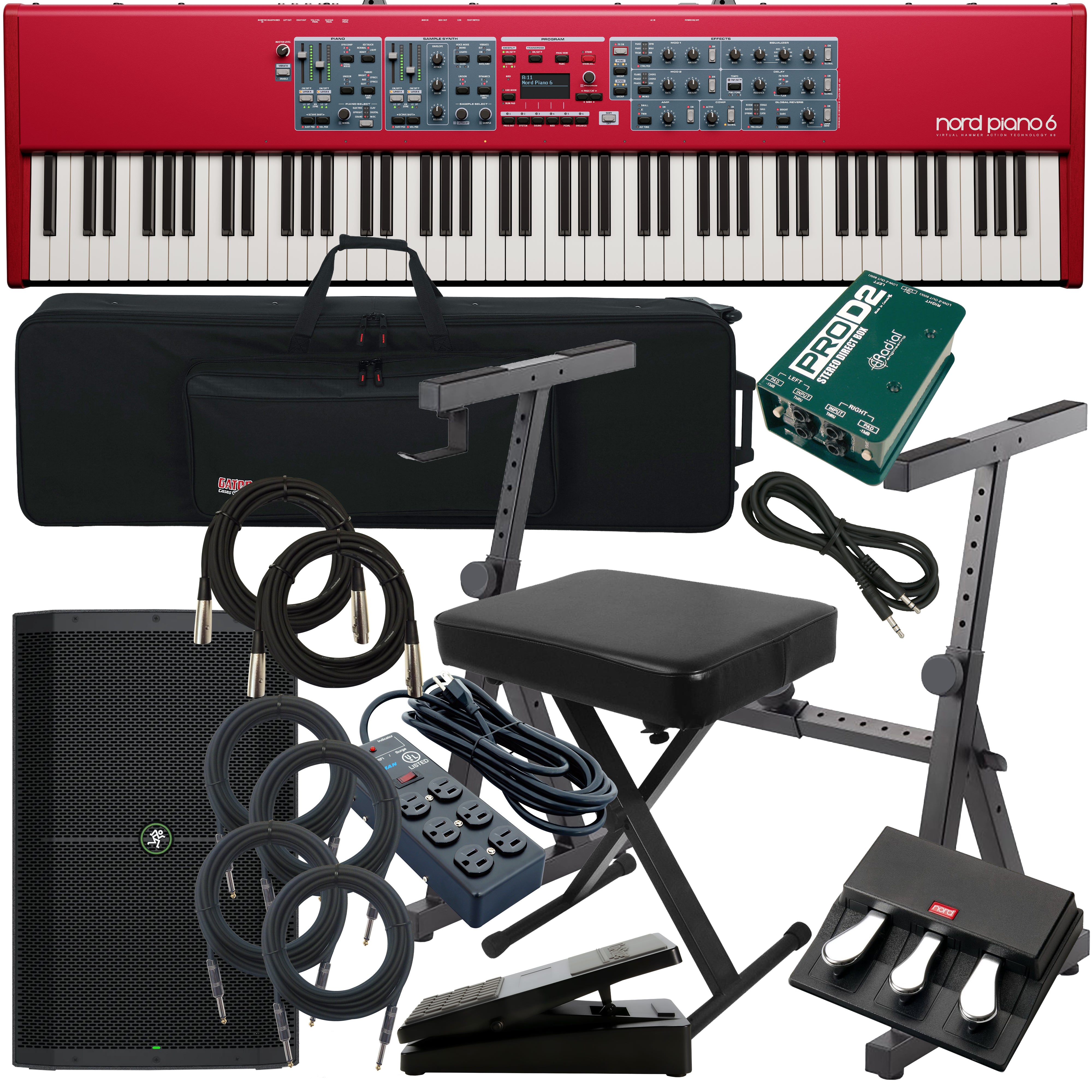 Nord Piano 6 88 Stage Piano COMPLETE STAGE BUNDLE – Kraft Music