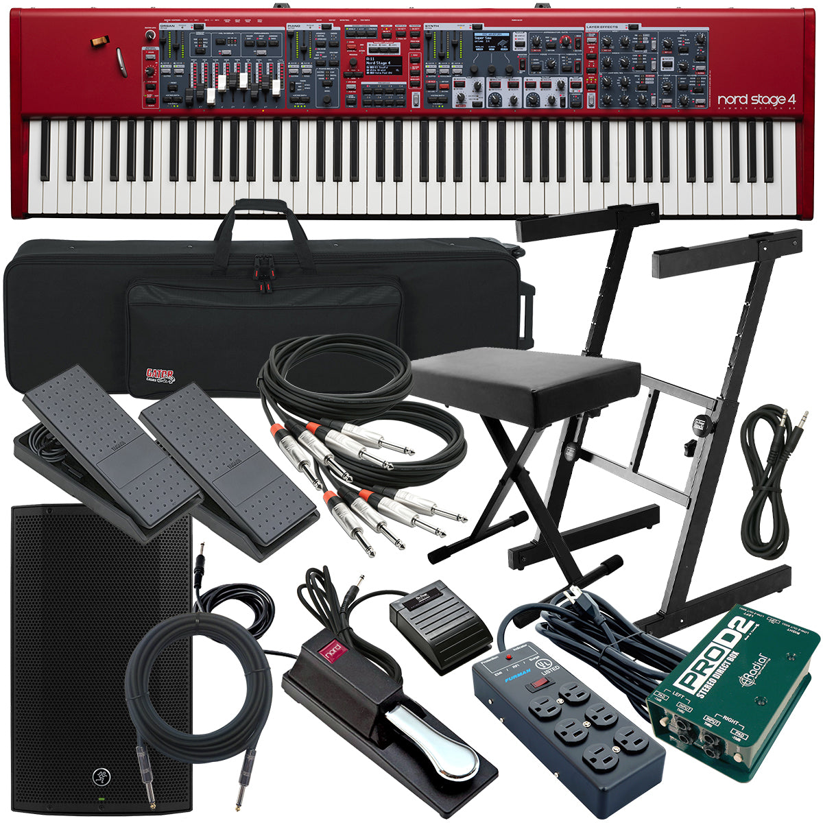 Nord Stage 4 88 Stage Keyboard COMPLETE STAGE BUNDLE – Kraft Music