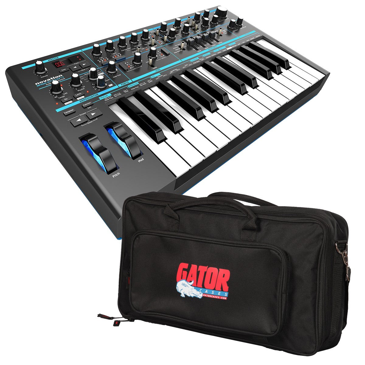 Novation Bass Station II Monophonic Analog Synthesizer CARRY BAG KIT