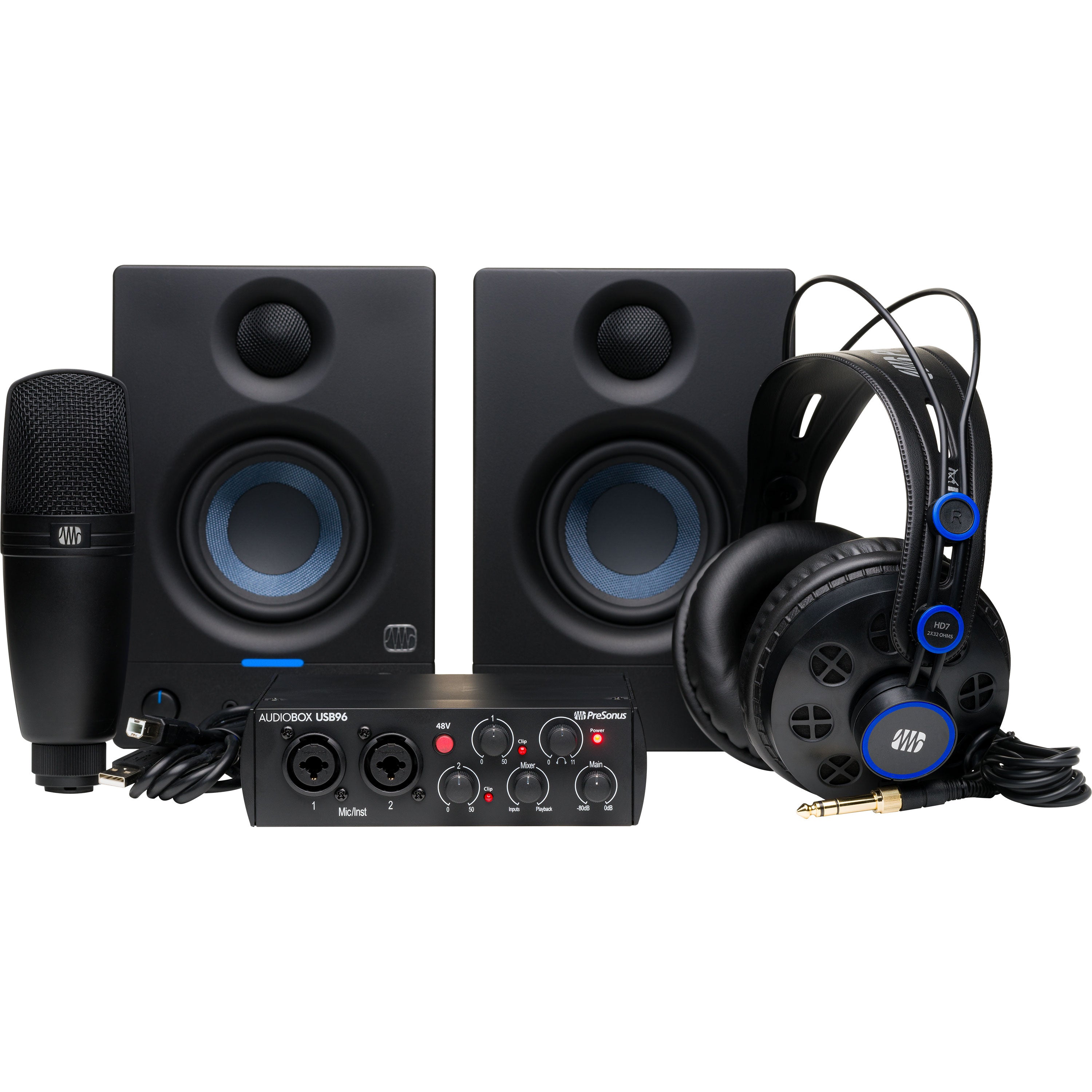 PreSonus AudioBox 96k Complete Bundle View 1