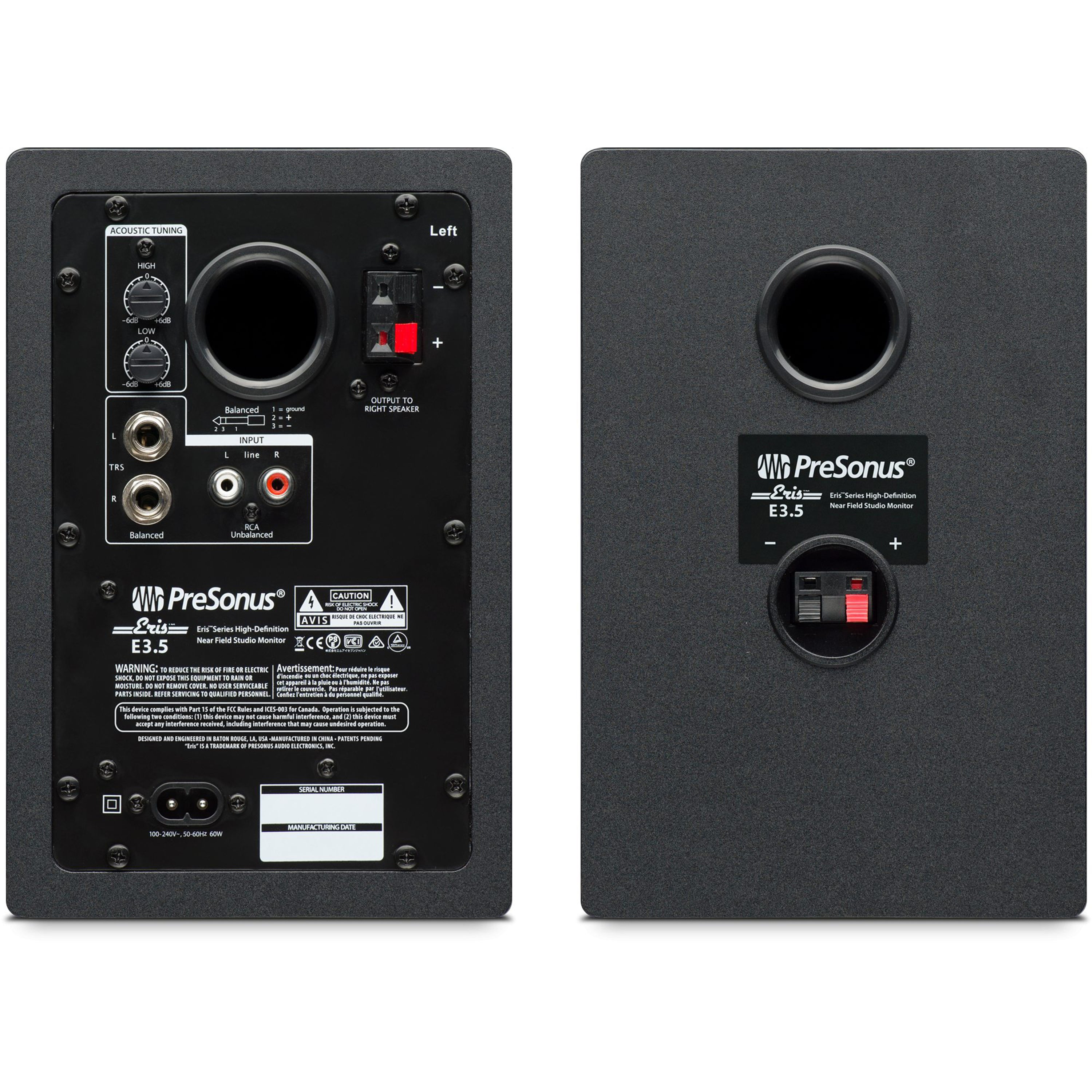 配信機器・PA機器・レコーディング機器 PreSonus Eris 3.5 2nd Gen (Pair) Eris® 3.5 2nd Gen (Pair) – PreSonus