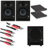 Collage image of the PreSonus Eris Studio 4 4" Active Studio Monitor with EBM Waveguide SUB PAK