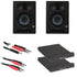 Collage image of the PreSonus Eris Studio 4 4" Active Studio Monitor with EBM Waveguide STUDIO PAK
