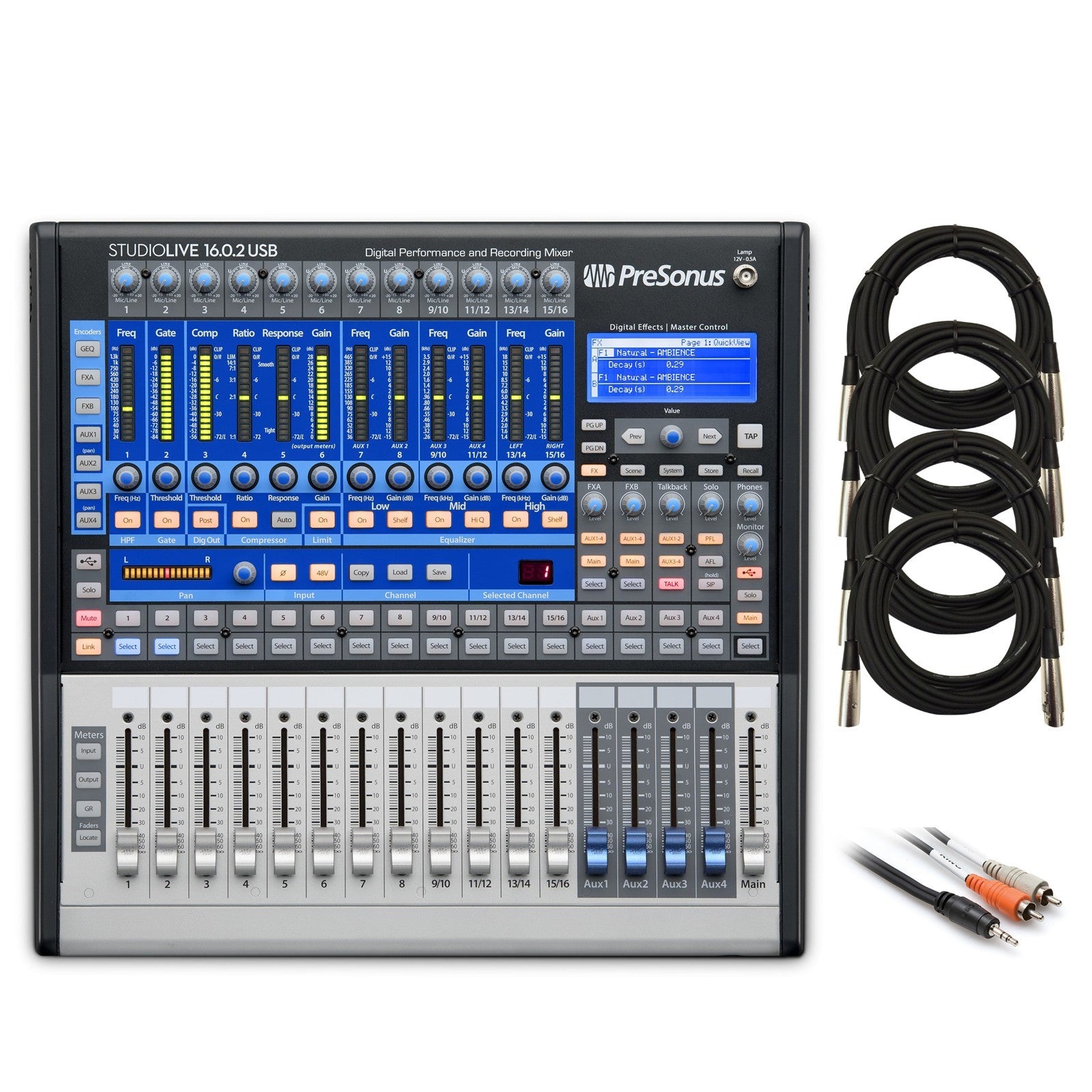 PreSonus StudioLive 16.0.2 USB Digital Mixer CABLE KIT – Kraft Music