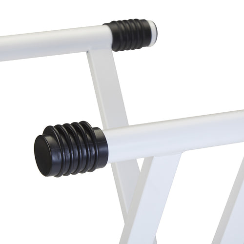 Quiklok T-20 Double-Braced X-Frame Keyboard Stand - White, view 3
