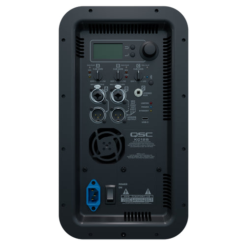 QSC KC12BK 3-Way Column Speaker System - Black, View 3