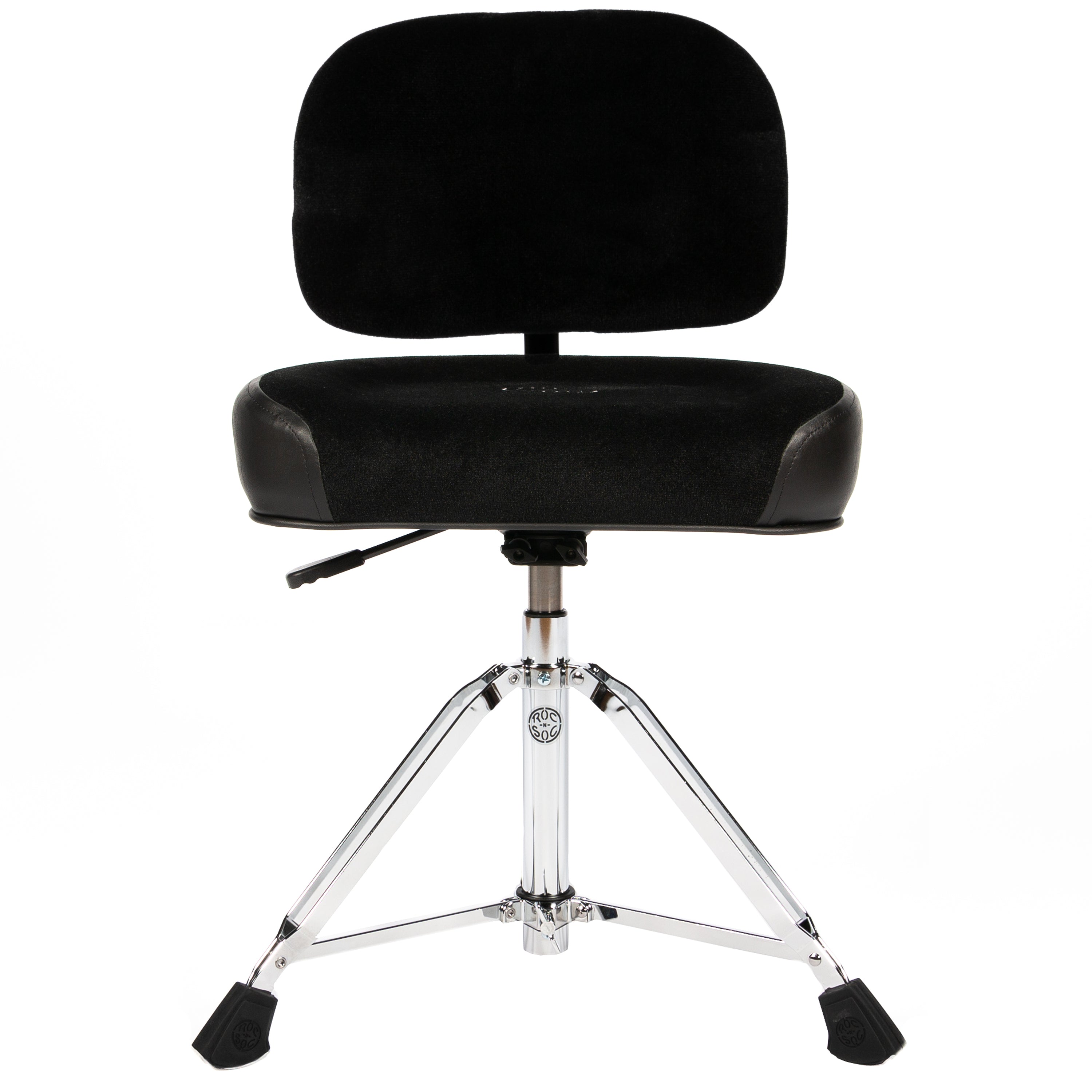 Roc-N-Soc Nitro Square Throne - Black with backrest - View 1