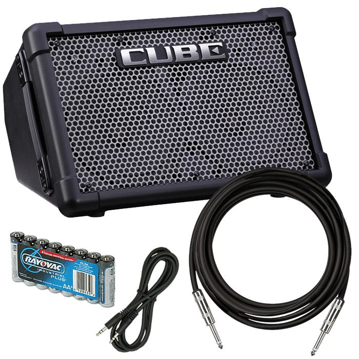 Roland Cube Street EX Battery Powered Stereo Amplifier BONUS PAK