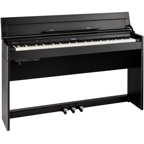 Roland DP603 Digital Piano - Contemporary Black - right angle