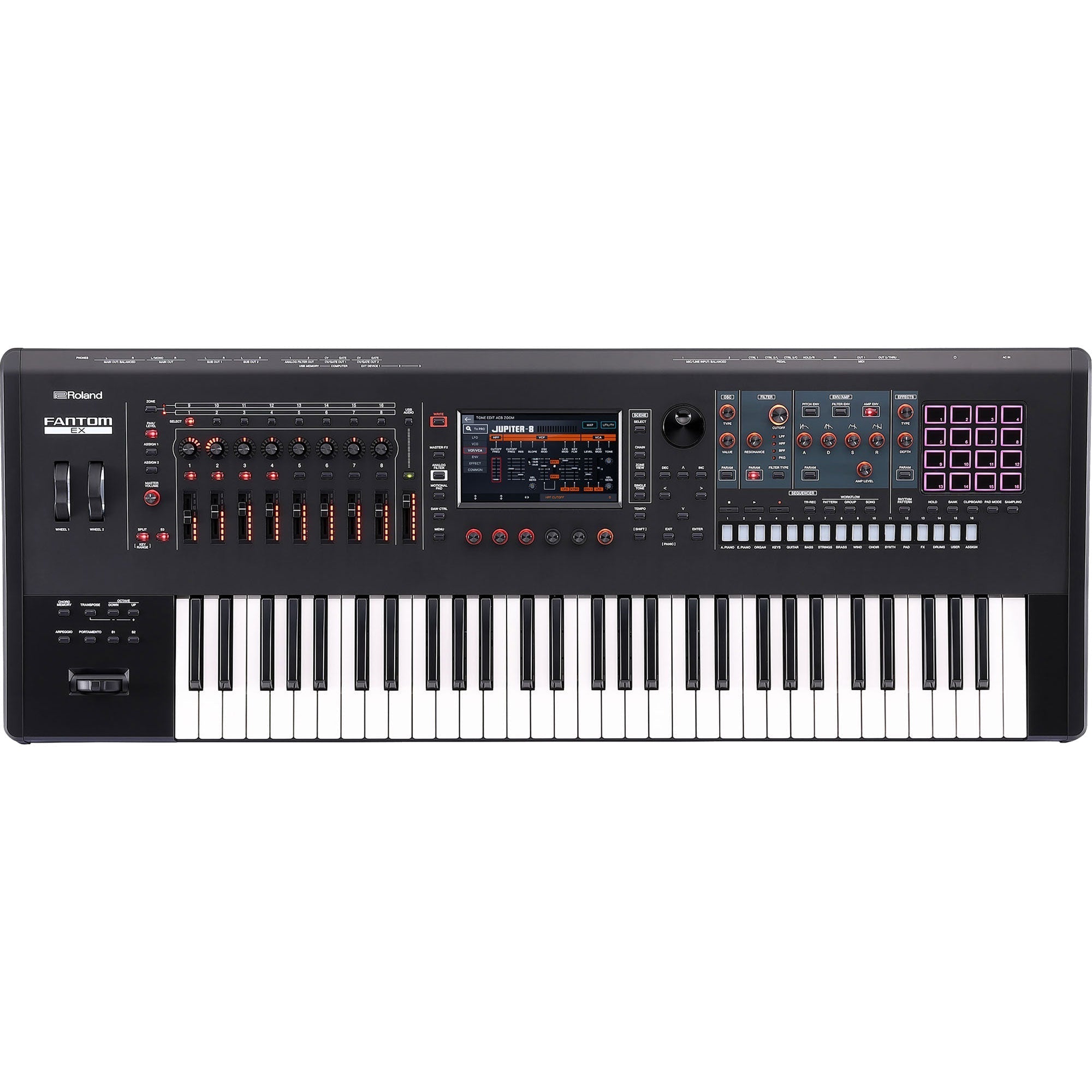 Roland Fantom 6 EX Workstation Keyboard KEY ESSENTIALS BUNDLE