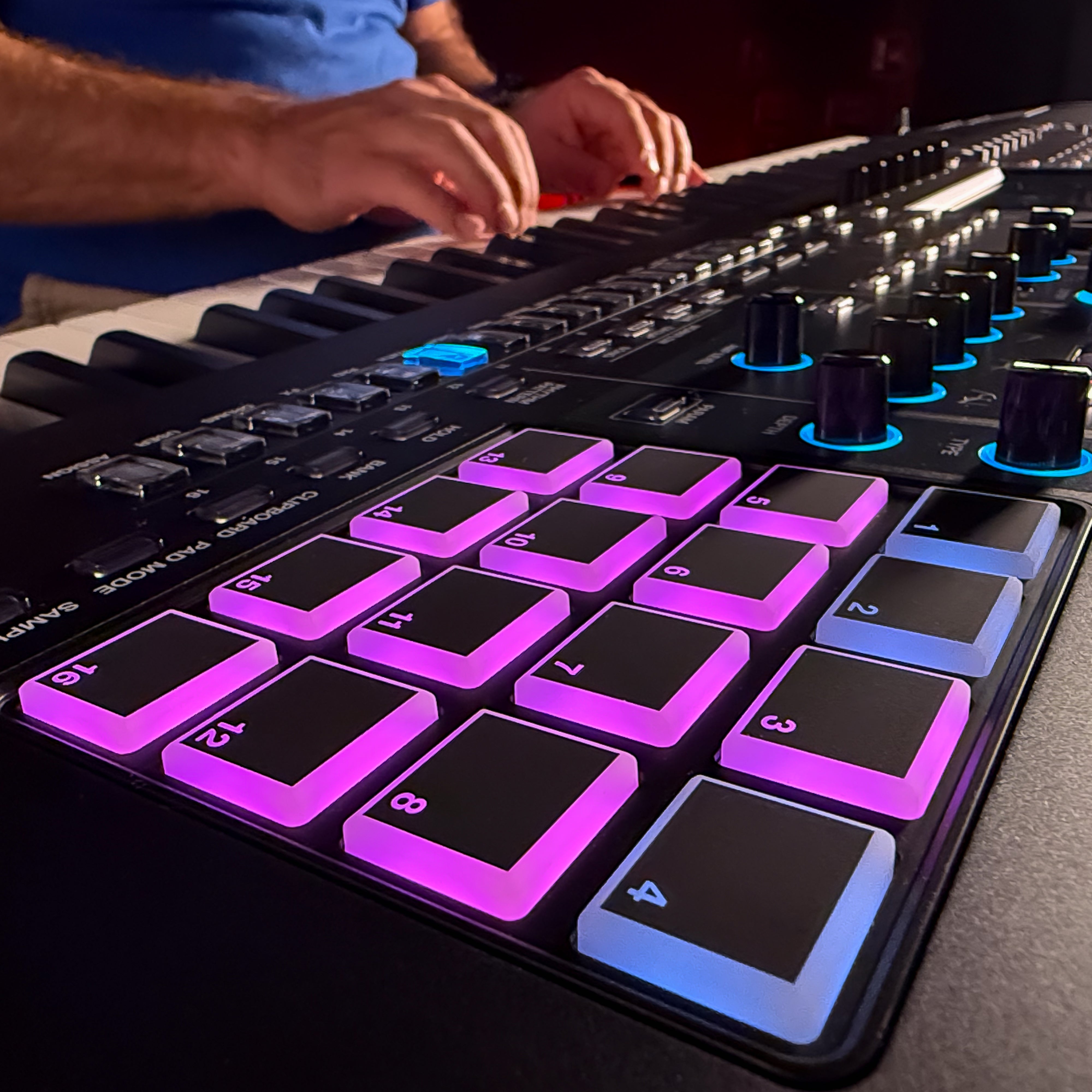 Roland Fantom 8 EX Workstation Keyboard View 2