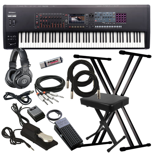 Roland Fantom 8 EX Workstation Keyboard KEY ESSENTIALS BUNDLE