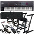 Collage showing components in Roland Fantom 8 EX Workstation Keyboard STAGE RIG