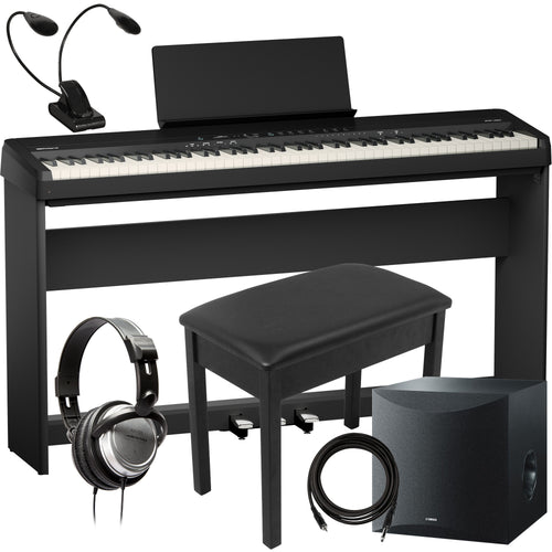 Roland FP-40 Digital Piano - Black COMPLETE HOME BUNDLE PLUS