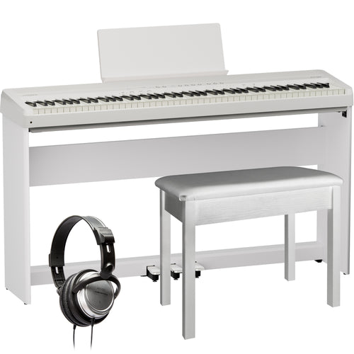 Roland FP-40 Digital Piano - White COMPLETE HOME BUNDLE